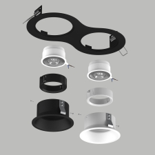 комплект со светильником domino lightstar d6270607wbmod