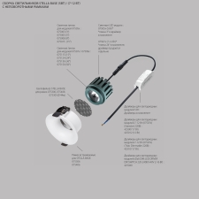 рамка встраиваемая скругленная к 07505x и 07507х stella base lightstar 075306