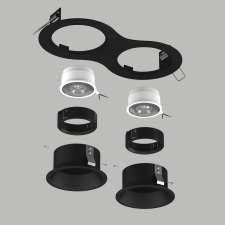 комплект со светильником domino lightstar d6270707bmod