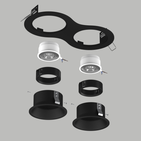 комплект со светильником domino lightstar d6270707bmod