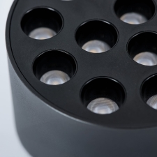 светильник потолочный 9w 750lm 4000k, черный guarda lightstar 080947